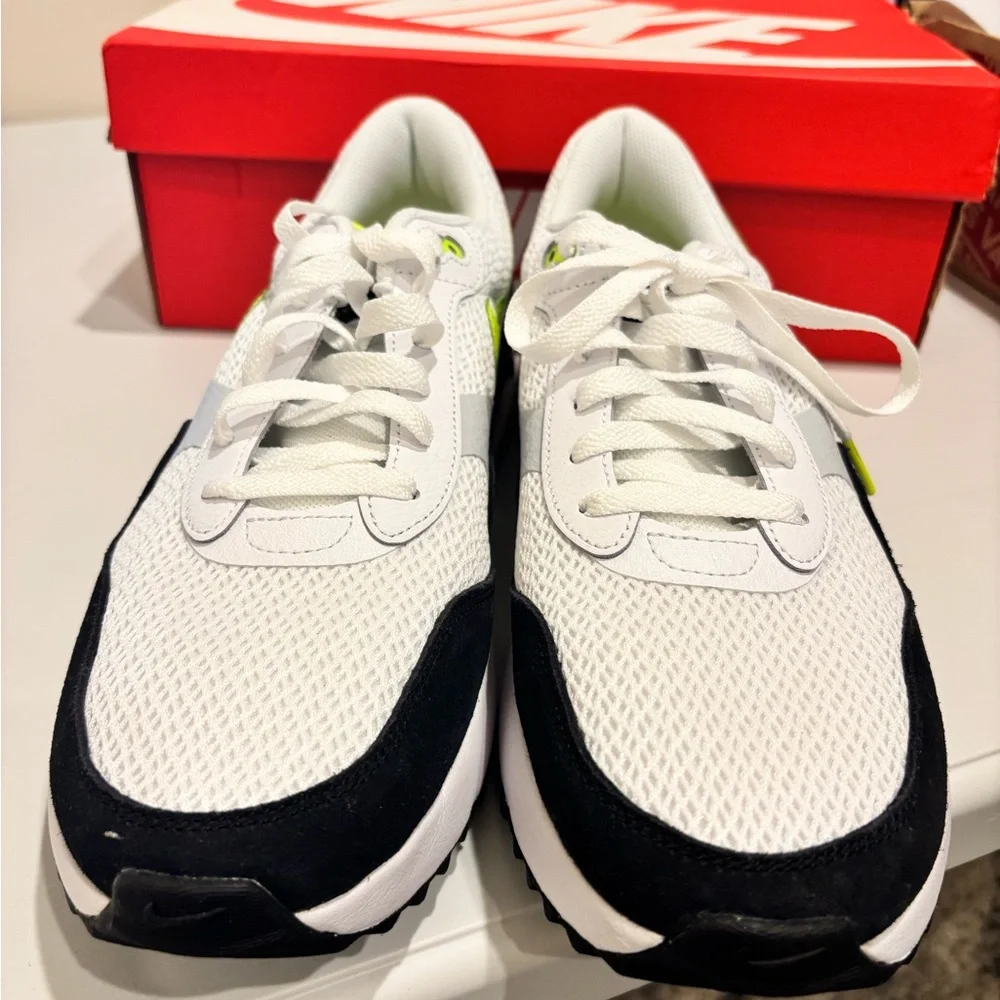 Nike AIR MAX SYSTM White/Black-volt-pure platinum 10.5 - Picture 3 of 5